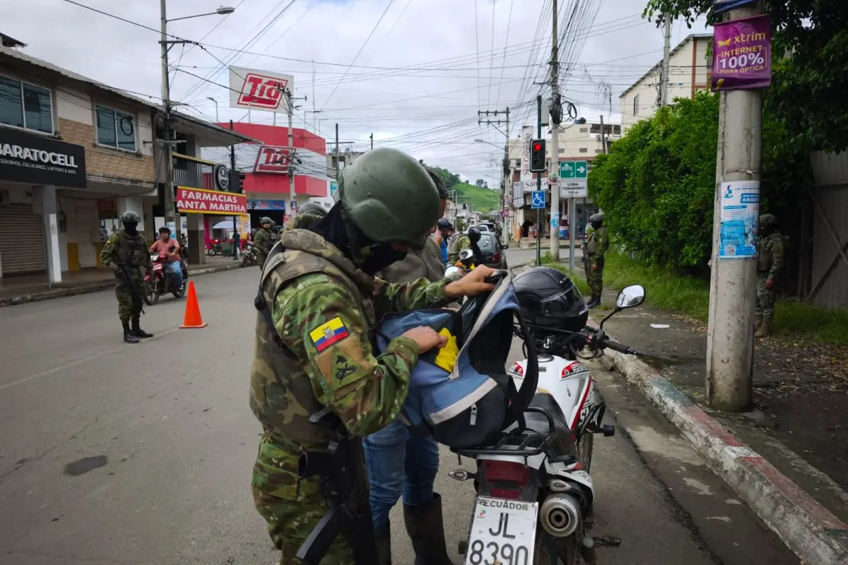 Militarizan Calceta para resguardar la seguridad