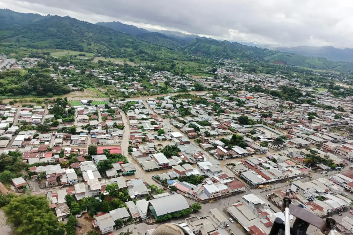 Inundaciones en Calceta,  