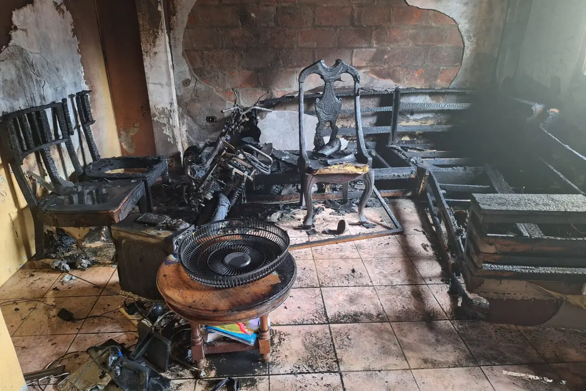 Lo pierden todo en incendio
