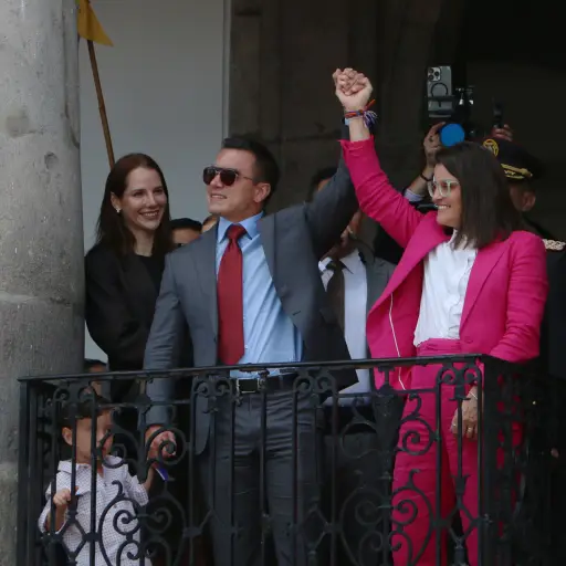 Líderes de Italia y Francia felicitan a Daniel Noboa por la reelección en Ecuador