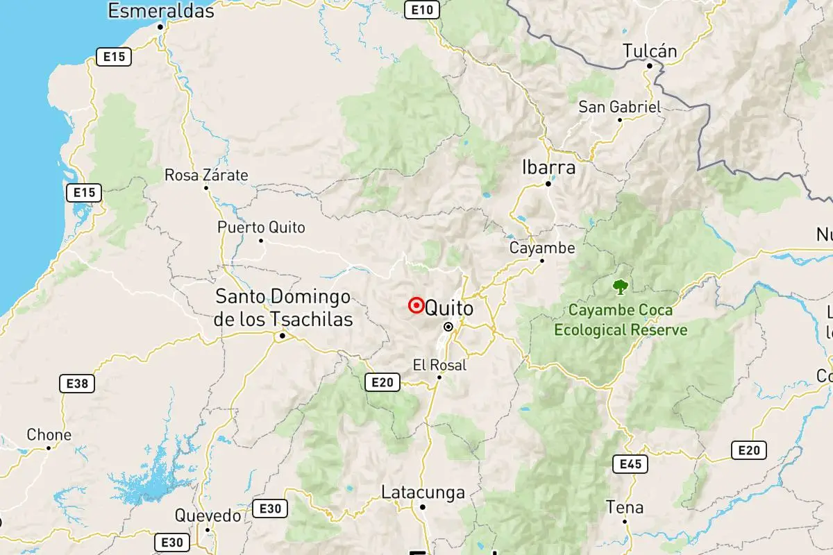 Temblor en Quito