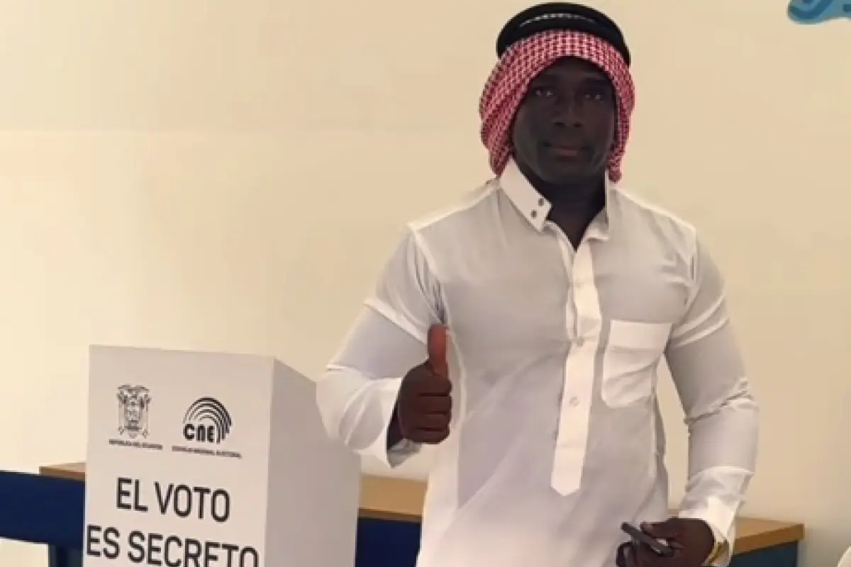 Segundo Castillo lo volvió a hacer mira cómo lució para ejercer su derecho al voto