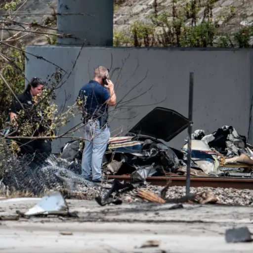 Tres muertos tras estrellarse una avioneta Cessna 310R en Boca Ratón, Florida
