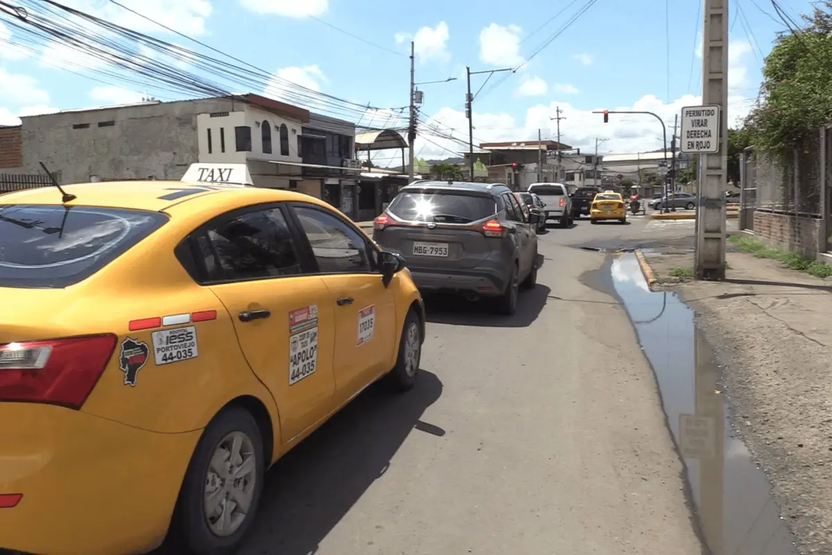 Sin lluvias ni tráfico vehicular en Portoviejo esta mañana, 