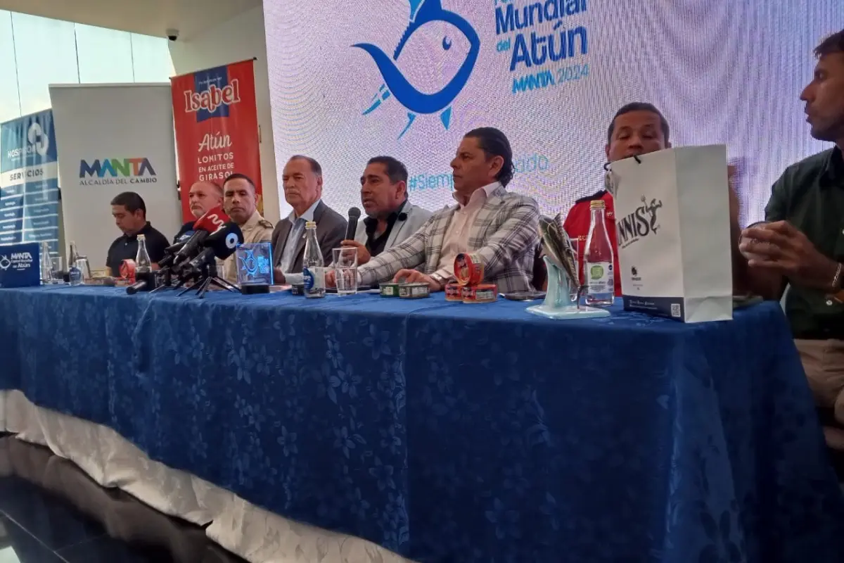 En Manta se efectuó el lanzamiento de la agenda del Segundo Festival Mundial del Atún.