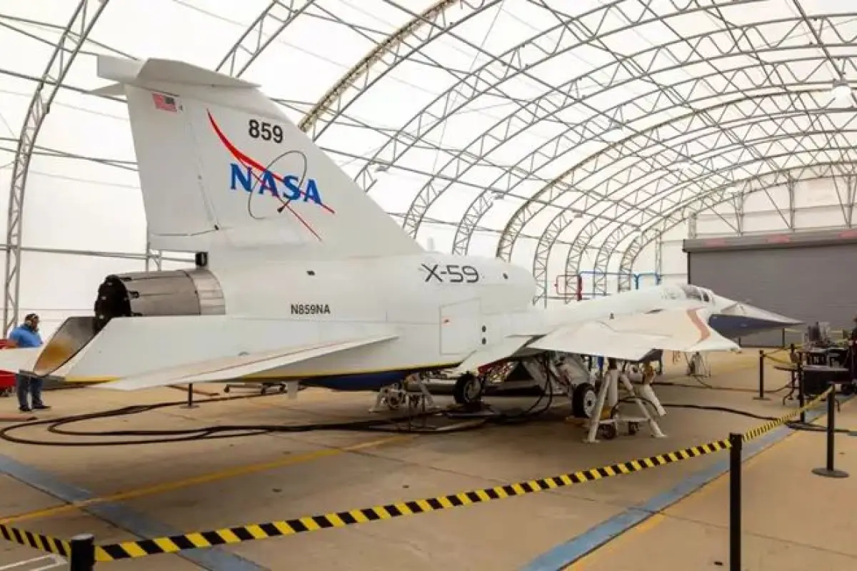 NASA logra que su avión supersónico “vuela sin despegar”