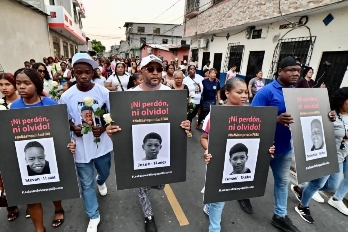 Familiares de los cuatro adolescentes han solicitado justicia por este caso.