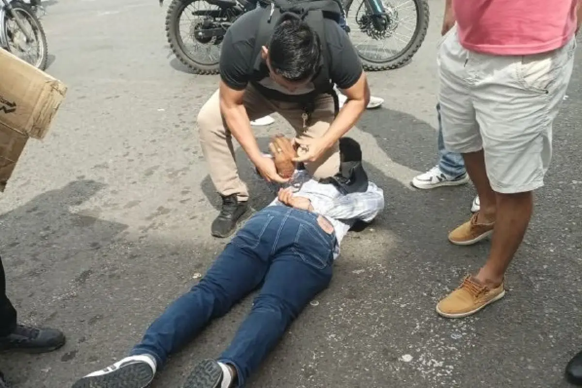 Detenido uno de los presuntos asaltantes en zona comercial de Babahoyo