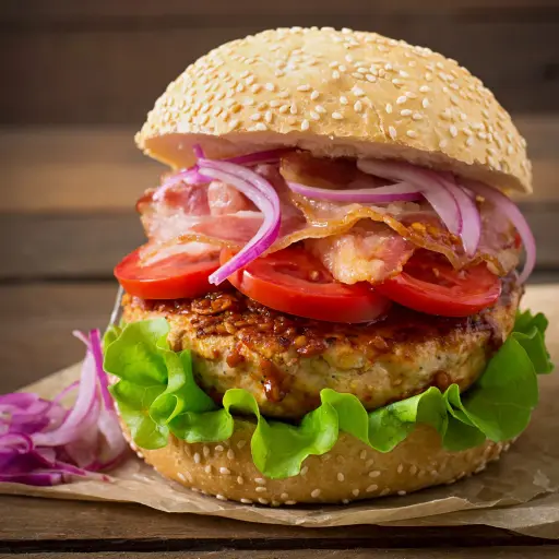 Comió hamburguesa con cebolla, le dio alergia y ahora pide hasta un millón de dólares