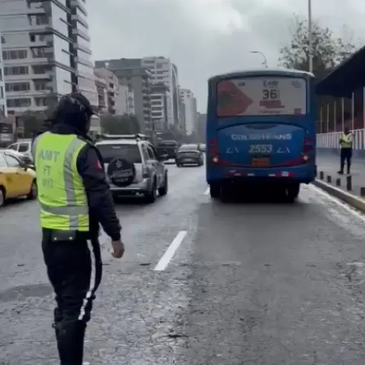 Controles de la Agencia Metropolitana de Tránsito reducen siniestros de buses en Quito