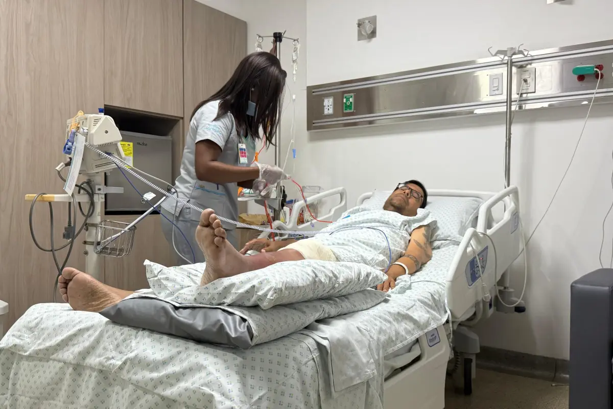 Jorge Gutiérrez (JG) lucha y avanza en su recuperación en Medellín