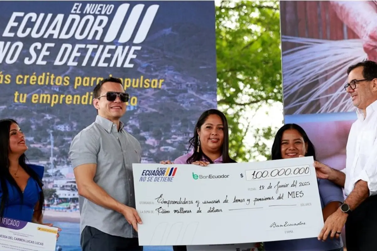 Gobierno de Ecuador anuncia más financiamiento para beneficiarios de bonos del MIES 150.000 personas accederán a créditos hasta 2026