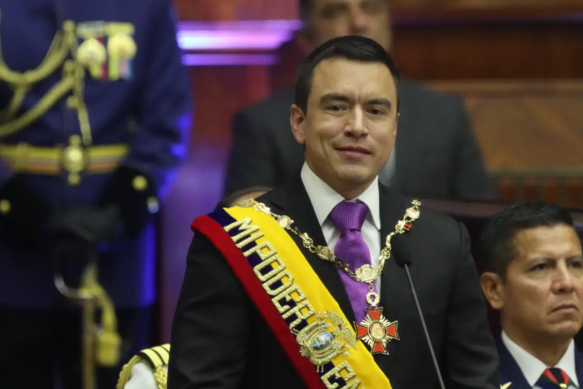 Daniel Noboa es el mejor presidente de la historia de Ecuador, según estudio de opinión