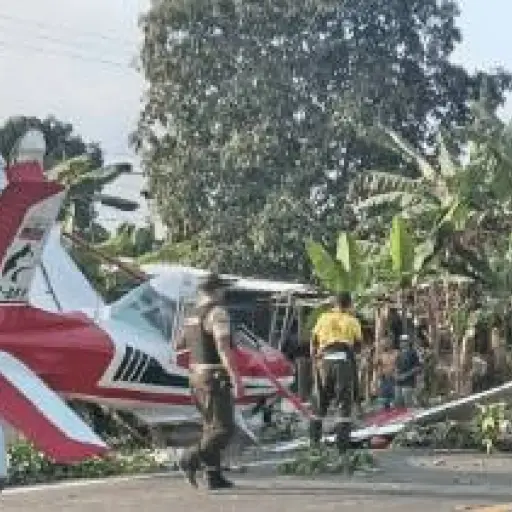 Piloto sobrevive a estrellamiento de avioneta en Guayas