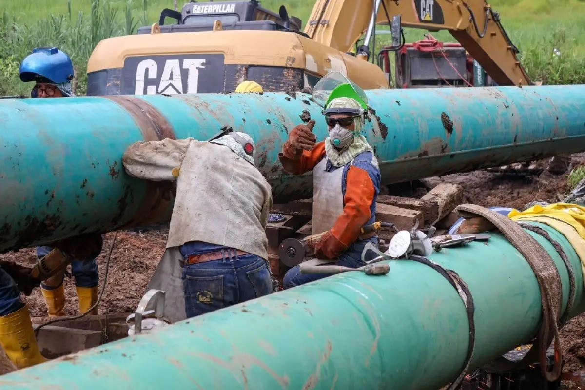 La producción petrolera de Petroecuador se desplomó un 89%, alcanzando apenas 39.133 barriles diarios el sábado 12 de julio.