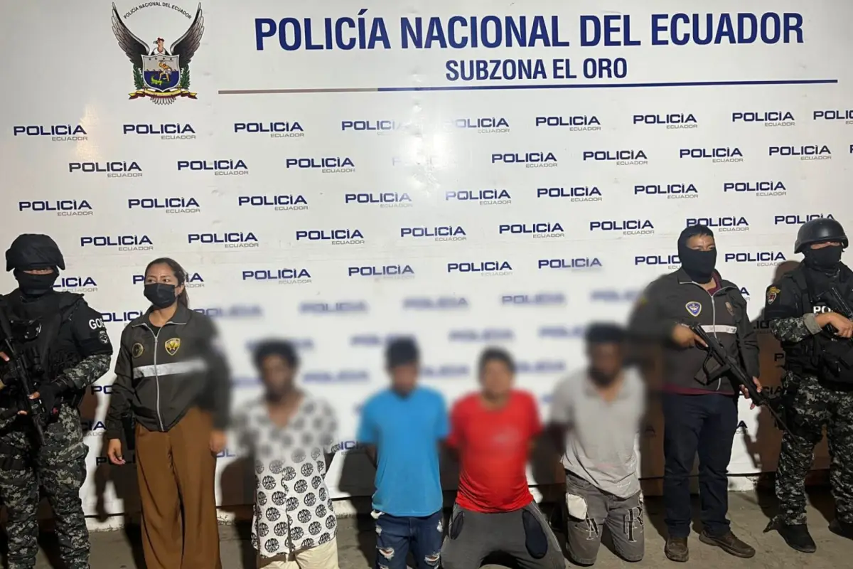 Policía desarticula célula del grupo delictivo Sao Box en operativo en Machala