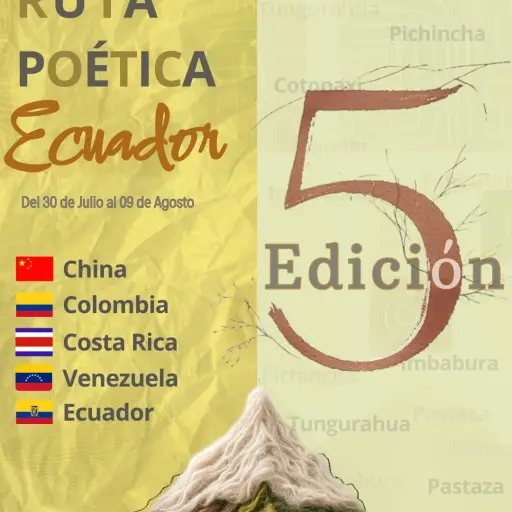 “La Ruta Poética Ecuador 2025” llega a Manabí con recitales en Calceta y Canoa
