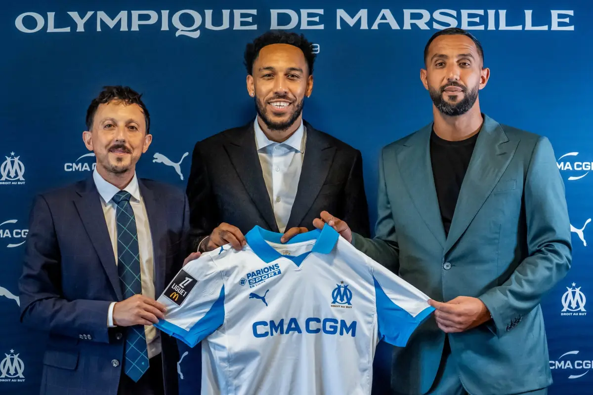 El delantero Pierre-Emerick Aubameyang vuelve al Olympique de Marsella