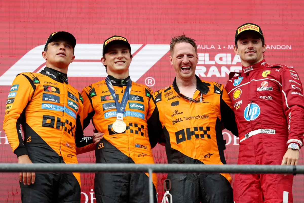 Oscar Piastri gana el Gran Premio de Bélgica y refuerza su liderato en la F1