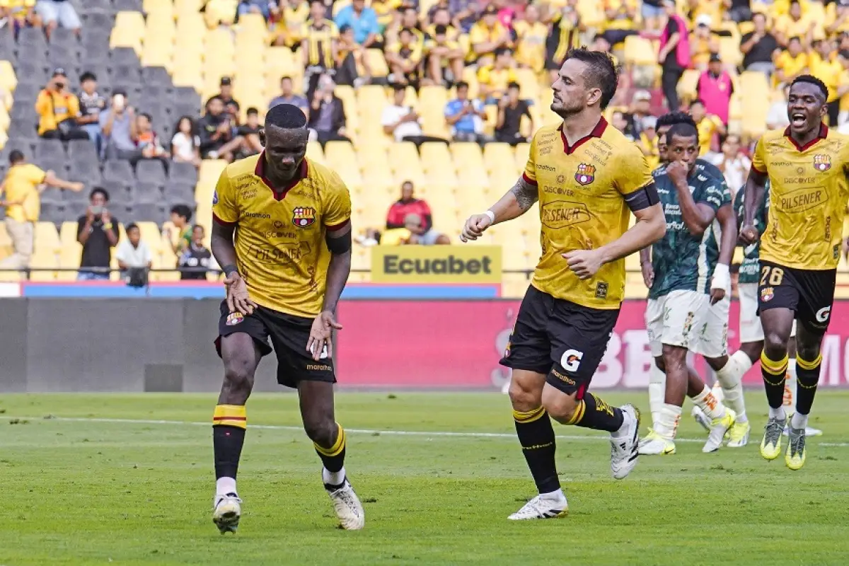 Barcelona SC derrotó 2-0 a Orense en el estadio Monumental Banco Pichincha, en un partido correspondiente a la fecha 23 de la Liga Ecuabet.