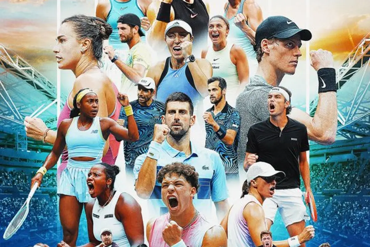 La portal del torneo compartida en la cuenta de x del Abierto de Estados Unidos,  