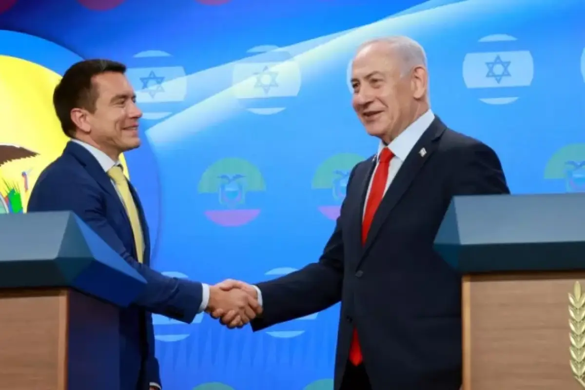 Netanyahu agradece a Noboa por declarar terroristas a Hamás, Hezbolá y la Guardia Revolucionaria