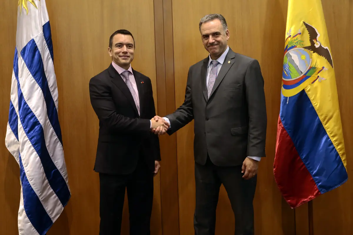 Daniel Noboa y Yamandú Orsi ratifican alianza estratégica entre Ecuador y Uruguay by 23, 
