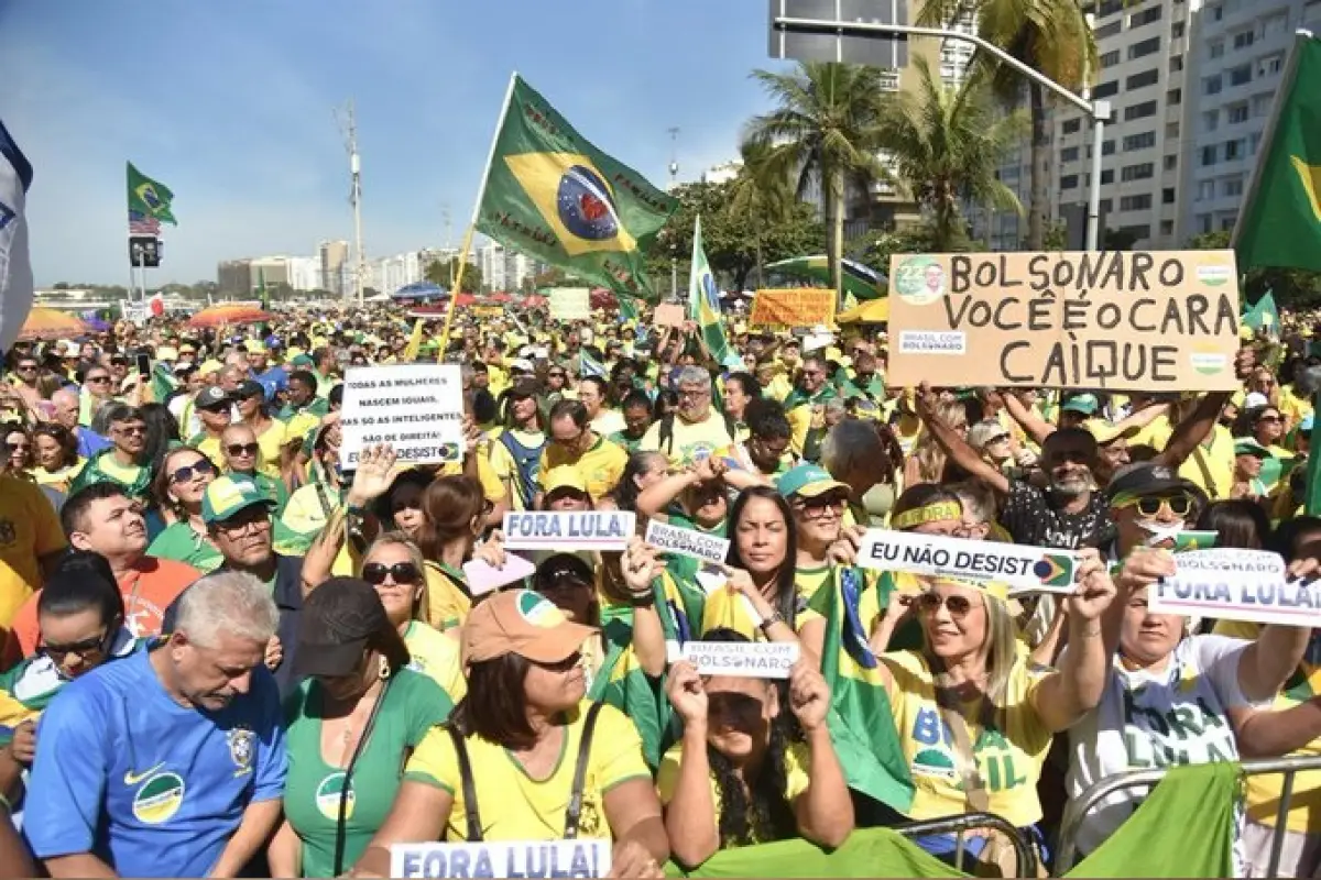 MARCHA BRASIL, Foto /Europa Press: Simpatizantes de Jair Bolsonaro en la playa de Copacabana, en Río de Janeiro (Archivo)