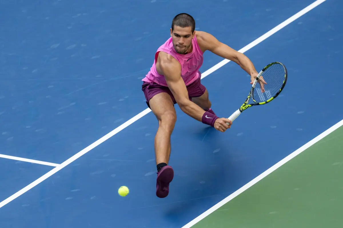 El español Carlos Alcaraz se clasificó a la final del US Open 2025 (Foto: Carlos Saavedra).