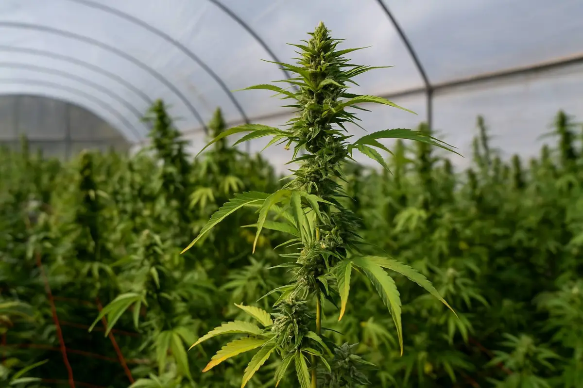 Las plantas de cannabis requieren 12 horas de luz y 12 de sombra; en invernaderos se usan lámparas para simular el sol y asegurar cosechas todo el año.