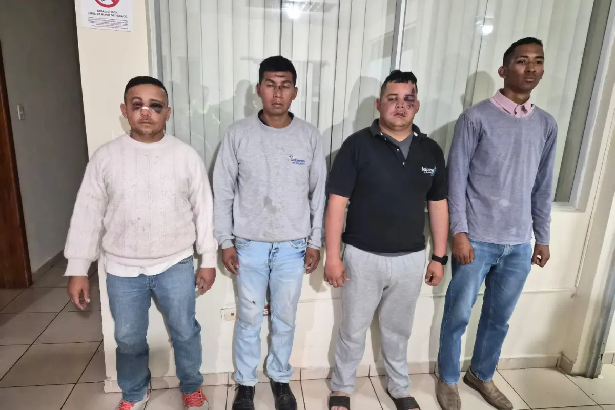 Cuatro militares retenidos en Pinsaquí durante el paro nacional de la Conaie.