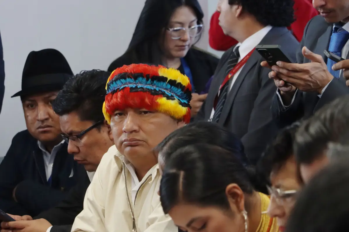 Conaie exige juicio político contra ministros de Defensa e Interior por represión en paro nacional.