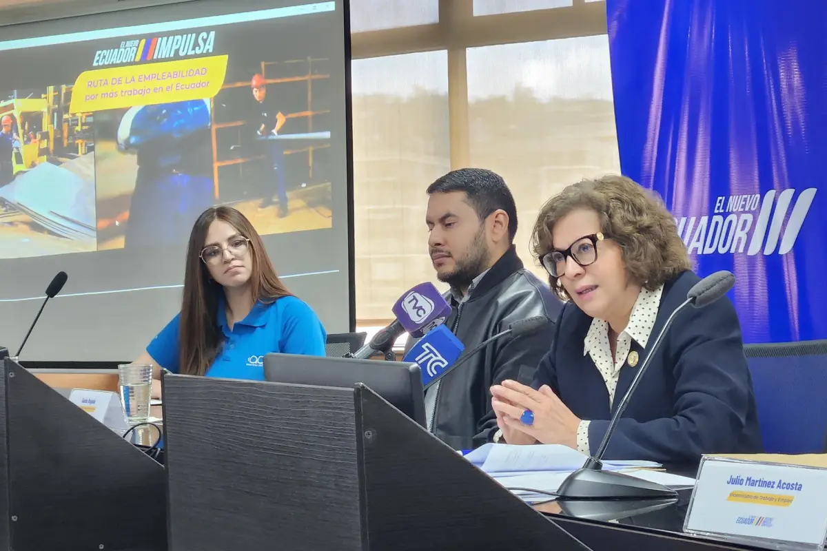 Ruta de la Empleabilidad estrategia del Gobierno para generar más plazas de trabajo en Ecuador.