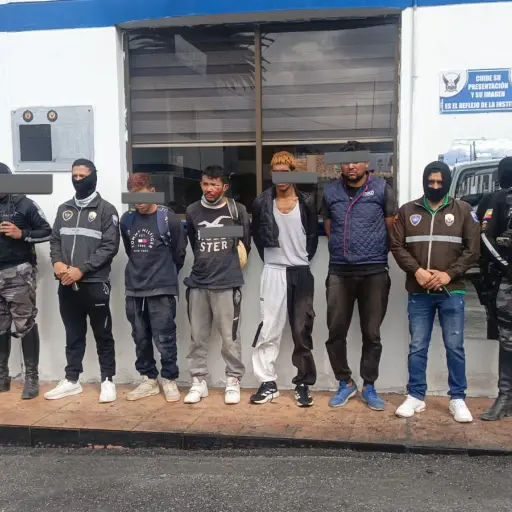 Detenidos cuatro ciudadanos extranjeros por secuestro y robo de gas en Riobamba
