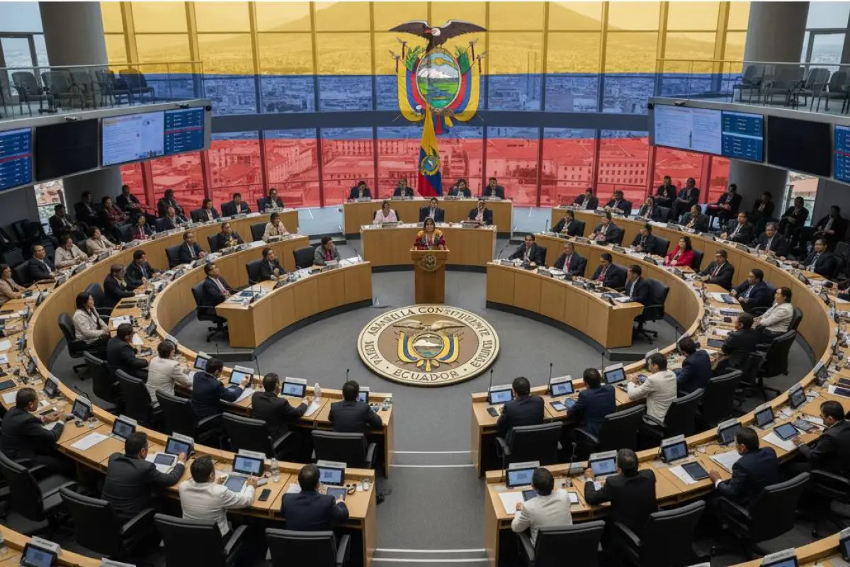 Asamblea Constituyente en Ecuador un proceso que podría extenderse más de un año.