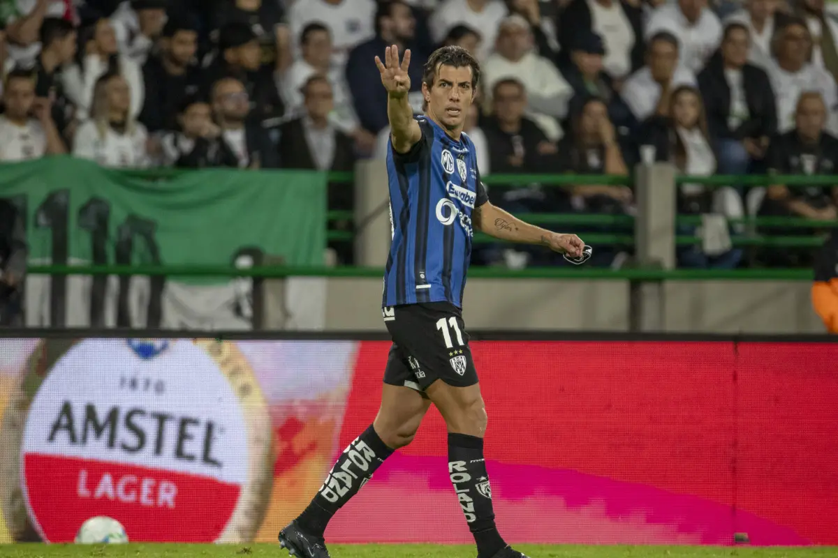 Michael Hoyos anotó un doblete, en la victoria 0-2 de Independiente del Valle sobre Once Caldas. FOTO: @Sudamericana.