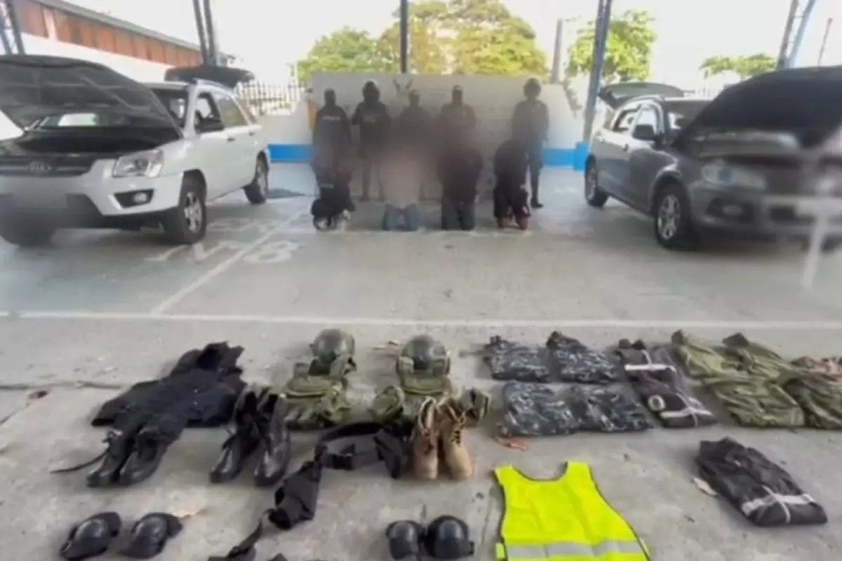 Policía captura a cuatro presuntos integrantes de GDO en Esmeraldas