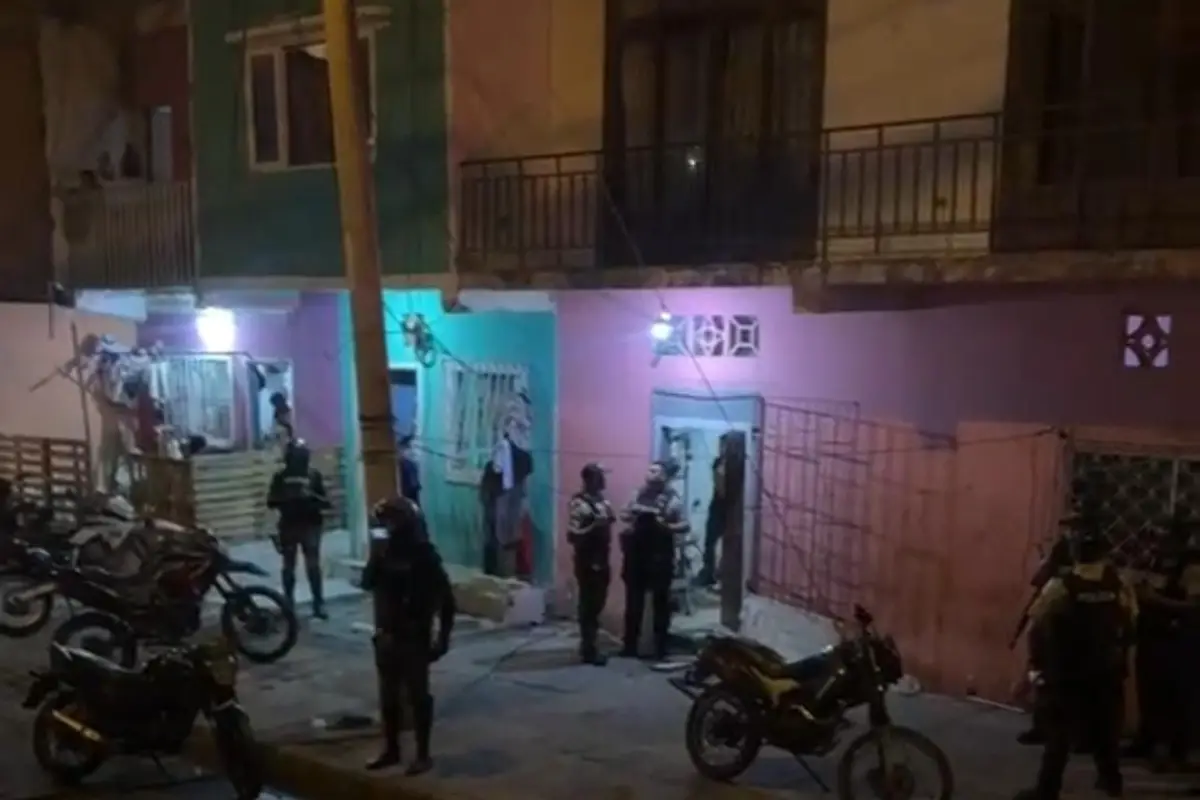 El hecho ocurrió en el barrio Miraflores, en Manta. FOTO: Captura de pantalla.