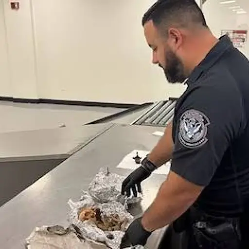 Restos humanos hallados en maleta durante control rutinario en aeropuerto de Tampa