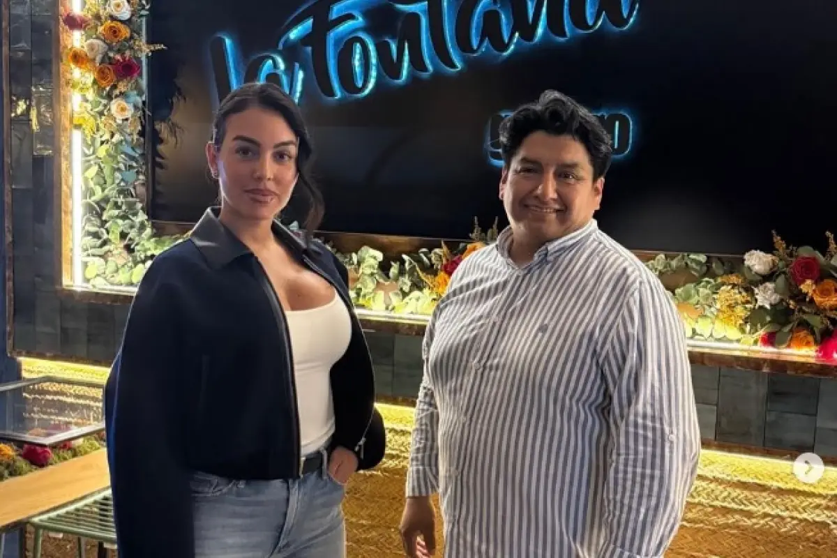 Georgina Rodríguez, reconocida modelo y pareja del futbolista Cristiano Ronaldo, visitó el restaurante La Fontana Gastro en Madrid, España.