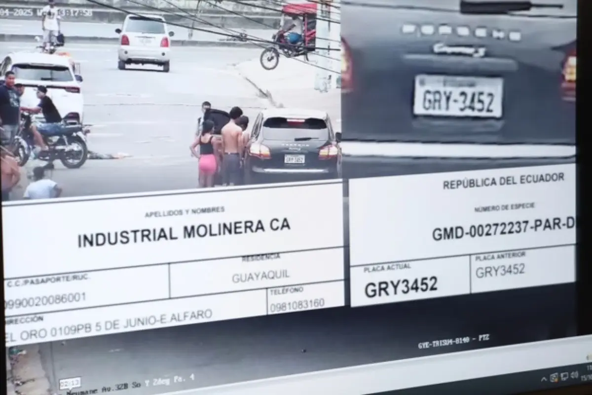 Una de las gráficas mostradas por el legislador de Loja donde se ve la placa y las fichas del vehículo que llegó al domicilio de uno de los sospechosos, Una de las gráficas mostradas por el legislador de Loja donde se ve la placa y las fichas del vehículo que, según dijo,  llegó al domicilio de uno de los sospechosos. FOTO: API