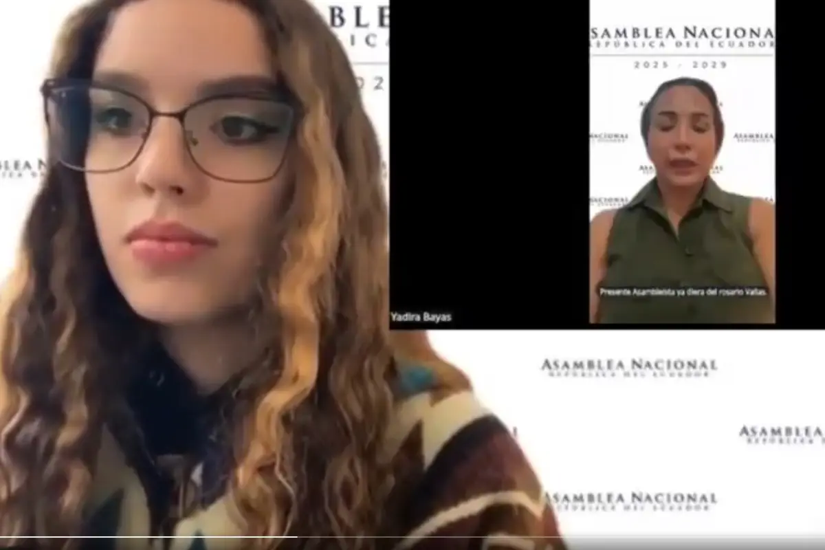Jalón de orejas a la asambleísta de ADN, Yadira Bayas, por simular asistencia en sesión virtual