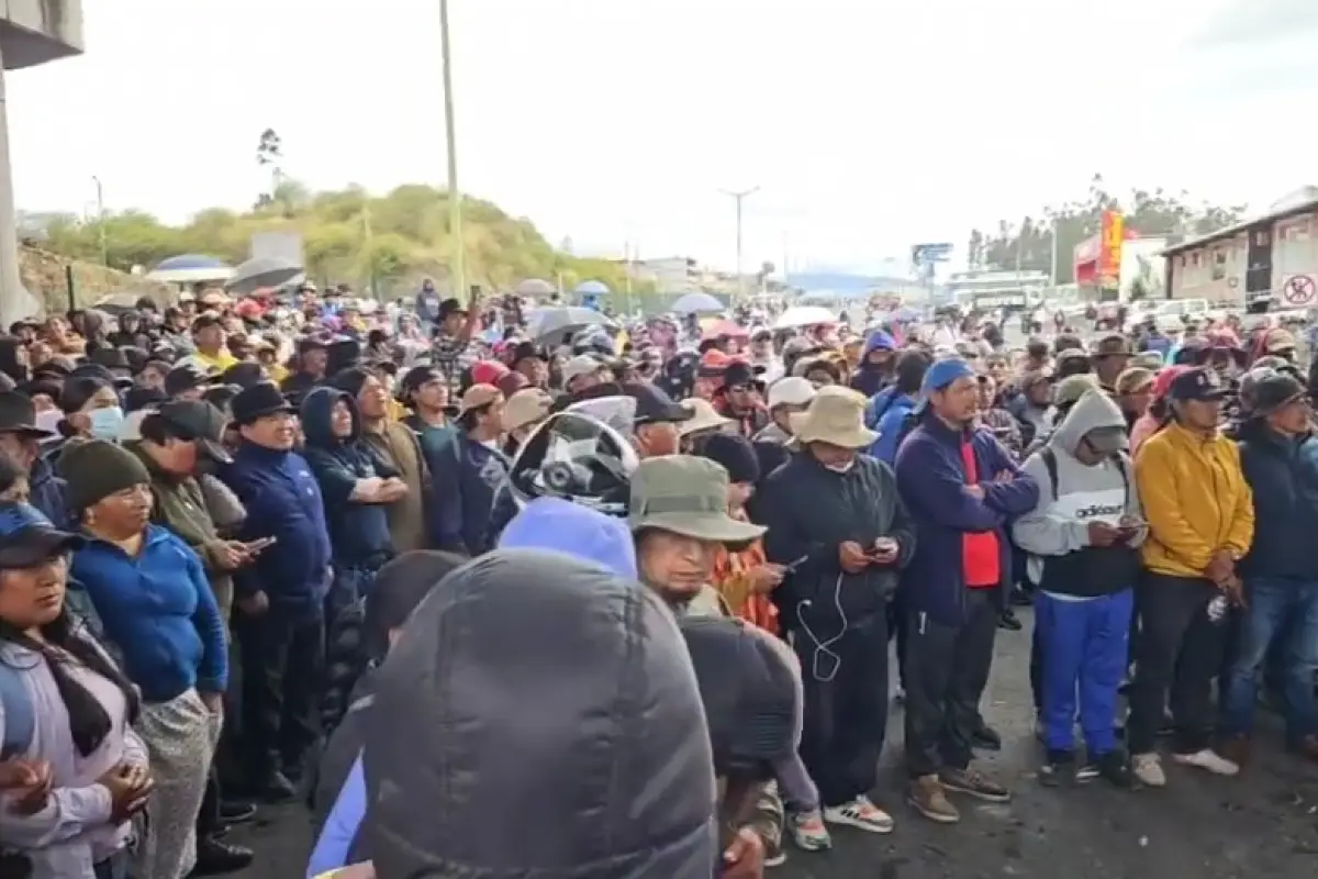 Exalcalde de Guaranda detenido por presunto financiamiento de bloqueos en paro nacional