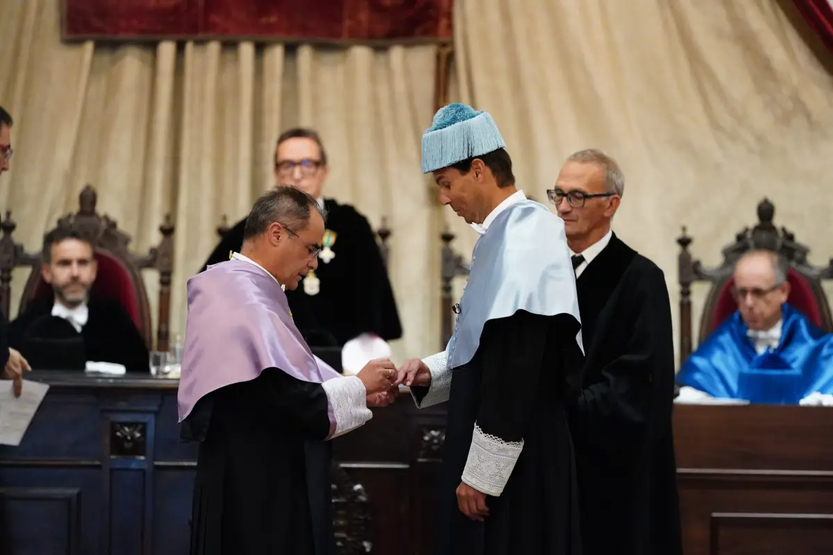 Rafael Nadal se convirtió en el primer deportista con Honoris Causa en la Universidad de Salamanca