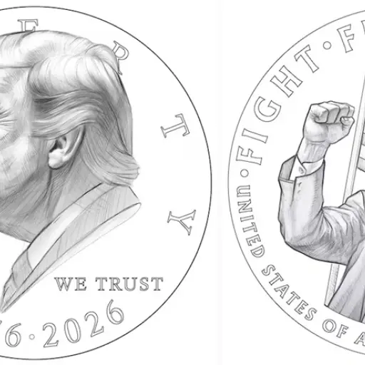 ¿Donald Trump en una moneda de dólar? El Tesoro de EE. UU. revela los primeros diseños