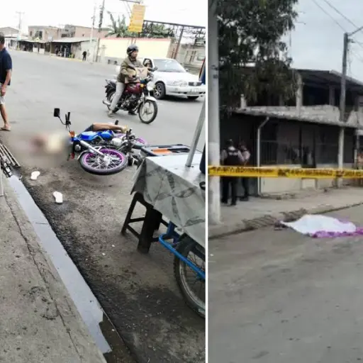 Sicarios asesinan a un hombre en la vía Portoviejo - Santa Ana; el lunes se dio otro crimen en la zona