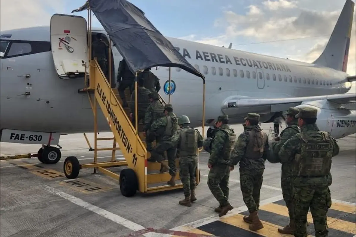 Las Fuerzas Armadas movilizan militares a la provincia de Guayas tras amenazas de bomba, Militares de diversas provincias se movilizaron hasta la provincia del Guayas.