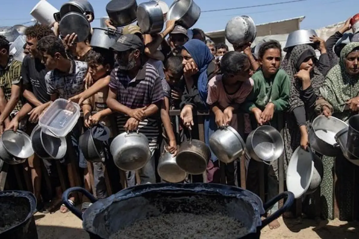 El hambre persiste en la franja de Gaza pese al alto al fuego entre Hamás e Israel.