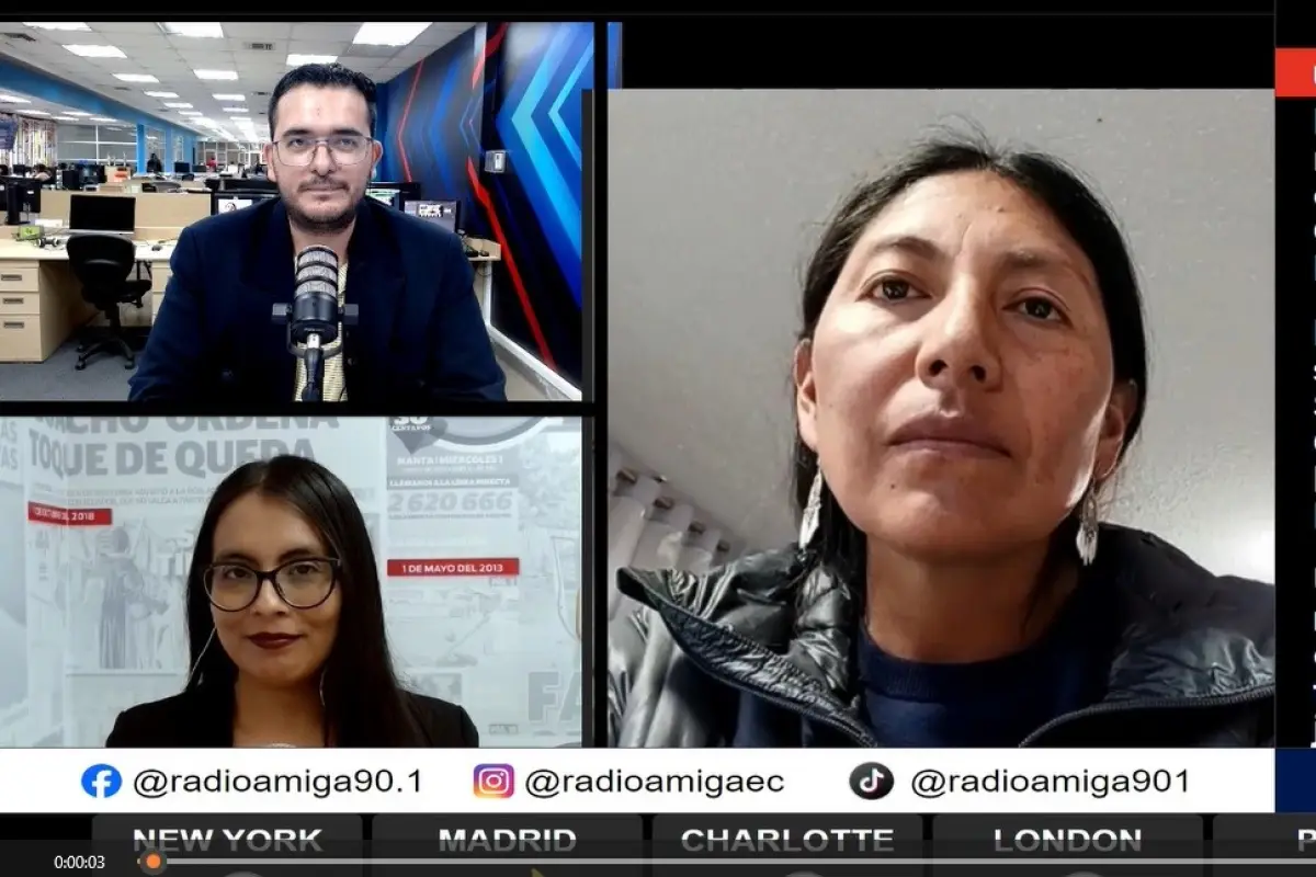 Pacha Terán en una entrevista con Manavisión Plus,  