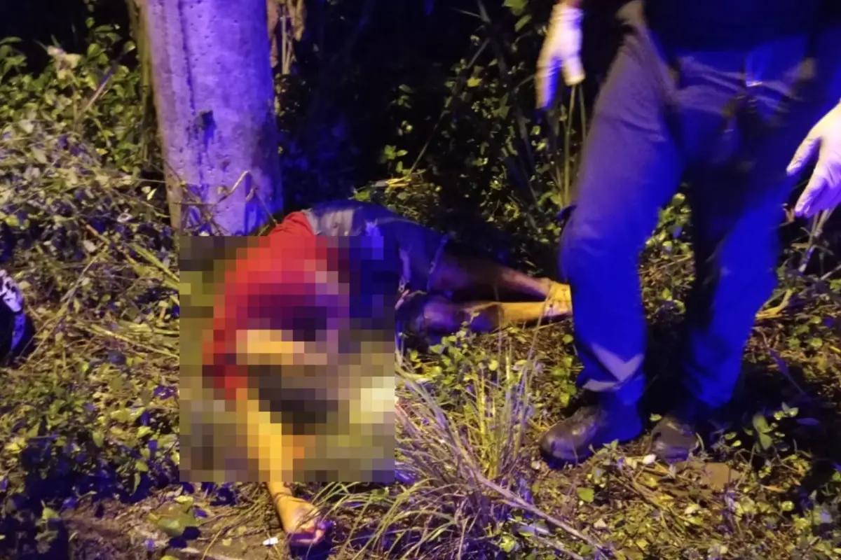 Fatal accidente en El Carmen deja un motociclista fallecido en la vía El Carmen - Pedernales